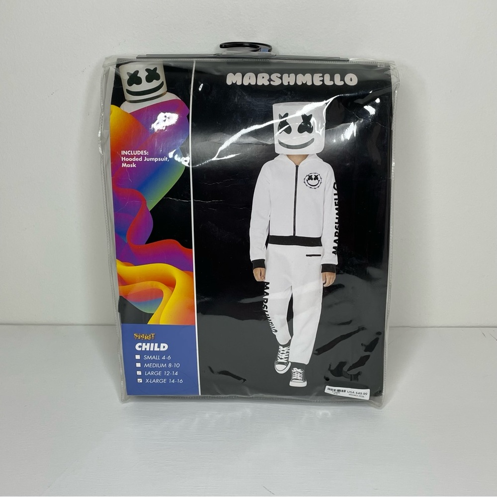 Halloween Costume Dj Marshmello Kids Sz XL 14-16